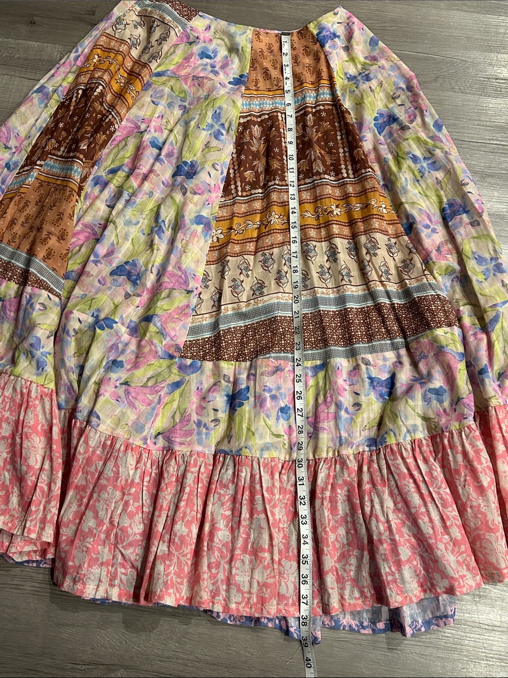 FREE PEOPLE | Santa Eulalia Printed Maxi Skirt | - Picture 14 of 15